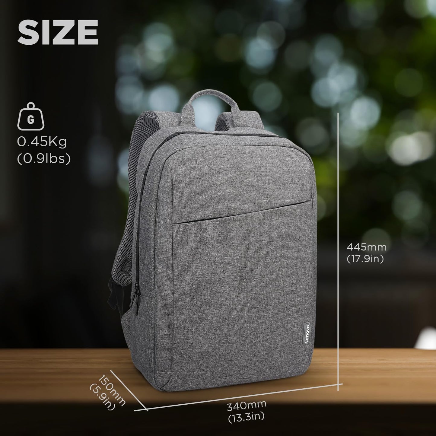 Mochila Casual 15,6" B210, Para Portátil, Gris